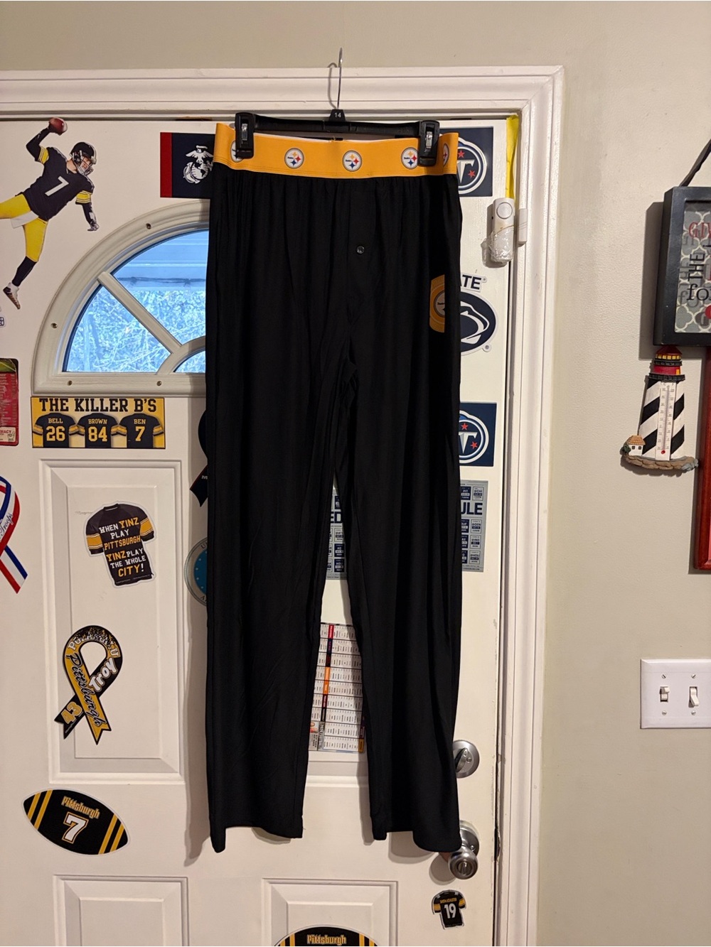 Pittsburgh Black & Gold Men’s Lounge Joggers. NWOT